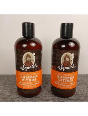 Dr. Squatch Summer Citrus Conditioner 11.5oz Lot 2 Mens Natural Hair